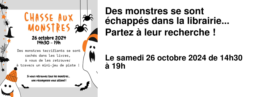 Des monstres se sont �chapp�s dans la librairie... Partez � leur recherche ! 