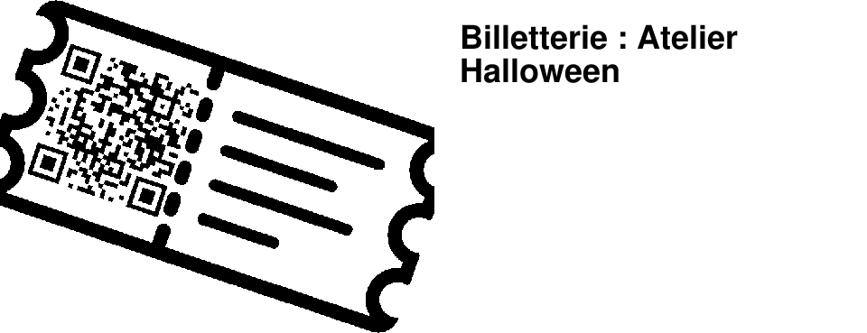 Billetterie : Atelier Halloween